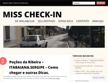 Tablet Screenshot of misscheck-in.com
